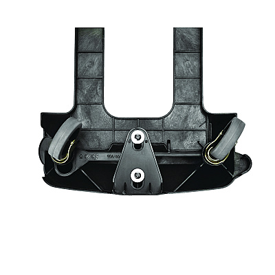 Alpine Rectangular Trash Can Dolly, 200 lb Capacity, 8.2 x 24.4 x 15.7, Black (ALHALP477DOLLY)