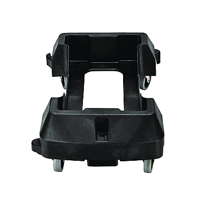 Alpine Rectangular Trash Can Dolly, 200 lb Capacity, 8.2 x 24.4 x 15.7, Black (ALHALP477DOLLY)