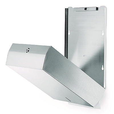 Alpine Vertical C-Fold/Multi-Fold Paper Towel Dispenser, 14.5 x 4 x 11.2, Brushed Stainless Steel (ALHALP480)