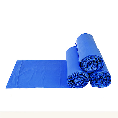 Inteplast Group High-Density Commercial Can Liners, 60 gal, 18 mic, 40" x 48", Blue, 200/Carton (IBSBRS404818BL)