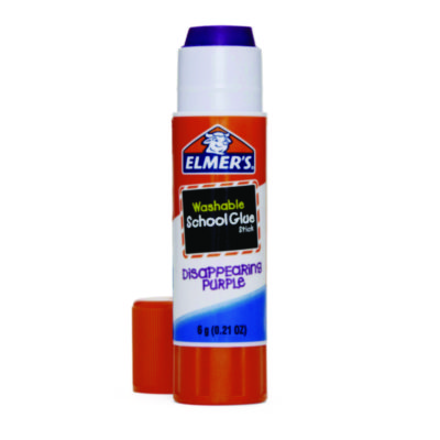 Elmer's Disappearing Purple School Glue Stick, 0.21 oz, Dries Clear, 8/Pack (EPIE1591E1560)