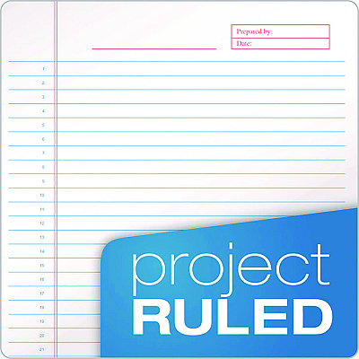 TOPS Color Notepads, Wide/Legal Rule, Orchid Cover, 70 White 8.5 x 11.75 Sheets (TOP99710)