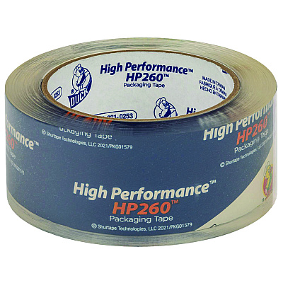 Duck HP260 Packaging Tape, 3" Core, 1.88" x 60 yds, Clear, 8/Pack (DUC0007424)