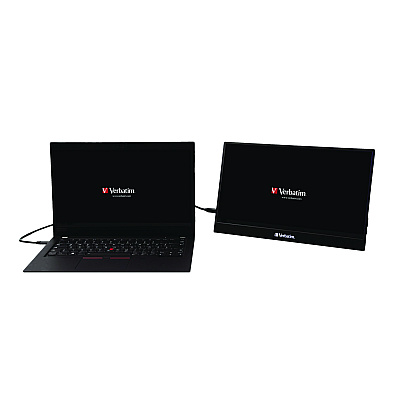 Verbatim Portable Touchscreen Monitor, 17.3" Widescreen, IPS Panel, 1920 Pixels x 1080 Pixels (49593)