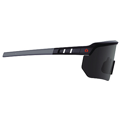 ergodyne Skullerz AEGIR-AFASPM Anti-Scratch and Enhanced Anti-Fog Safety Glasses, Matte Black Frame, Smoke Polycarb Lens (EGO55063)