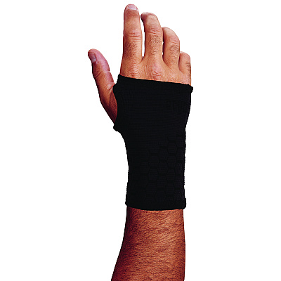 ergodyne ProFlex 660 Wrist Support Sleeve, Small, Fits Left Hand/Right Hand, Black (EGO16587)