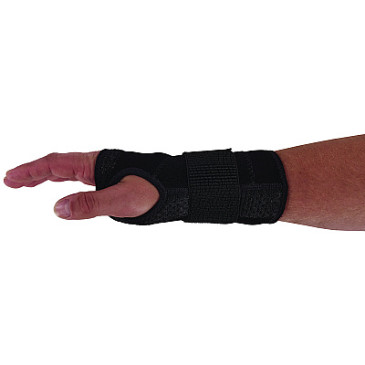 ergodyne ProFlex 4005 Wrist Brace Support with Single Strap, Small, Fits Left Hand, Black (EGO70140)