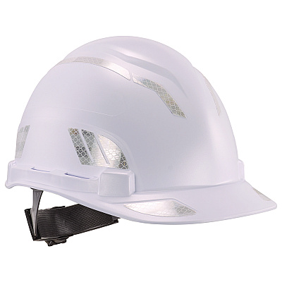ergodyne Skullerz 8961 Reflective Hard Hat and Safety Helmet Sticker Kit, 18 Assorted Stickers, White (EGO61100)