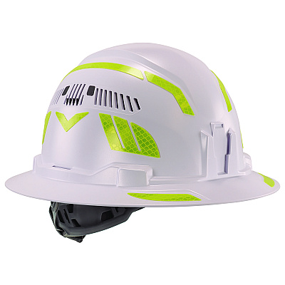 ergodyne Skullerz 8961 Reflective Hard Hat and Safety Helmet Sticker Kit, 18 Assorted Stickers, Yellow (EGO61102)