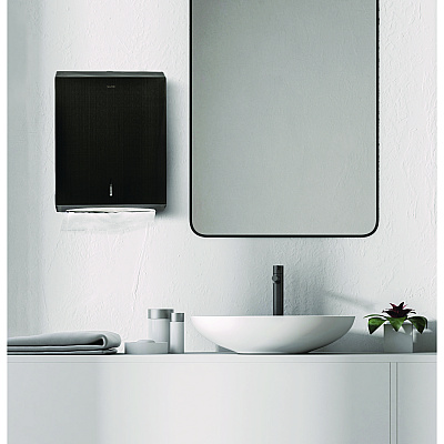 Alpine Vertical C-Fold/Multi-Fold Paper Towel Dispenser, 14.5 x 4 x 11.2, Antique Nickel (ALHALP480AN)
