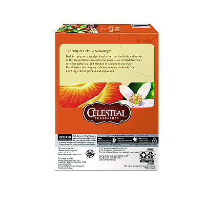 Celestial Seasonings Mandarin Orange Spice Herb Tea K-Cups 24/Box (GMT14735)