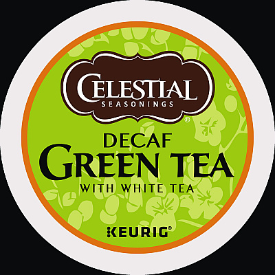 Celestial Seasonings Decaffeinated Green Tea K-Cups, 96/Carton (GMT14737CT)