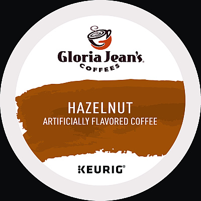 Gloria Jean's Coffees Coffees Coffees Hazelnut Coffee K-Cups, 96/Carton (DIE60051052CT)