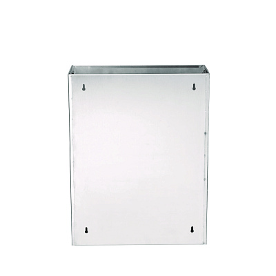 Alpine Stainless Steel Surface-Mounted Waste Receptacle, 6.4 gal, Brushed Stainless Steel (ALHALP491)
