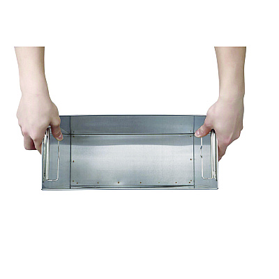 Alpine Stainless Steel Surface-Mounted Waste Receptacle, 6.4 gal, Brushed Stainless Steel (ALHALP491)