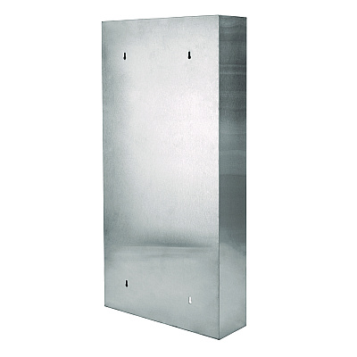 Alpine Stainless Steel Surface-Mounted Paper Towel Dispenser with Waste Receptacle, 28 x 4 x 14 (ALHALP494)