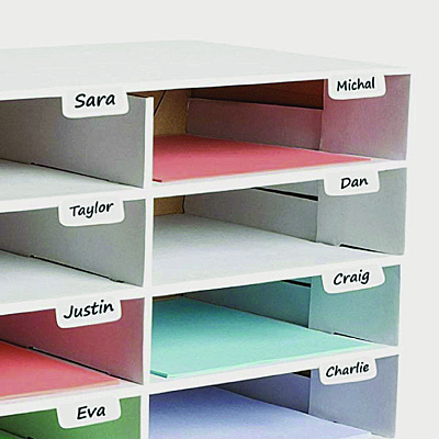 AdirOffice File Classroom Literature Organizer, 15 Sections, Letter Size, 32 x 13 x 17, White (ALHI50115WHI)