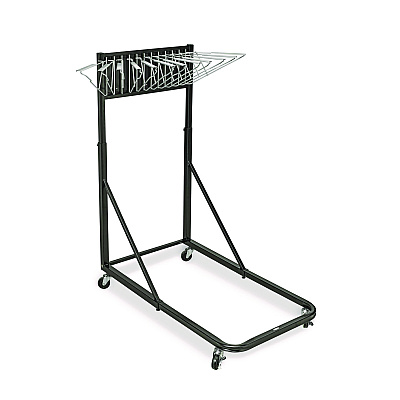 AdirOffice Blueprint Storage Cabinet Rolling Stand, Assorted Document Sizes Accomodated, 27" x 28.5" to 46.5" x 46" to 66", Black (ALHI613BLK)