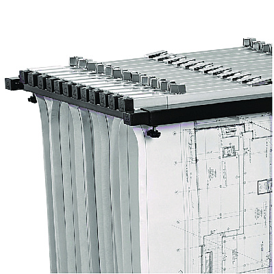 AdirOffice Blueprint Storage Cabinet Steel Vertical Plan Center, Assorted Document Sizes,15" x 27" to 47.25" x 32.5" to 57", Black (ALHI614BLK)