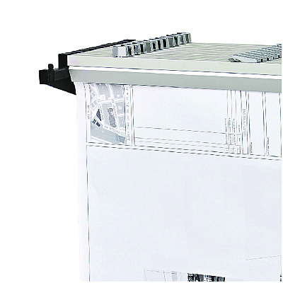 AdirOffice Drop Lift Blueprint Storage Wall Rack, Assorted Document Sizes Accommodated, 7.9" x 1.2" x 7.1", Black (ALHI616BLK)