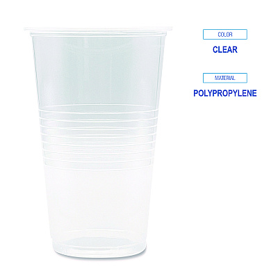 Boardwalk Translucent Plastic Cold Cups, 20 oz, Clear, 1,000/Carton (BWKTRANSCUP20CT)