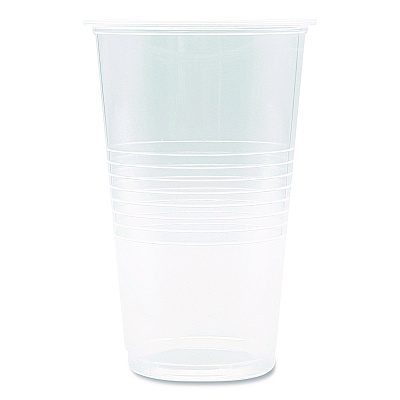 Boardwalk Translucent Plastic Cold Cups, 20 oz, Clear, 1,000/Carton (BWKTRANSCUP20CT)