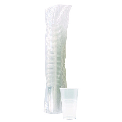 Boardwalk Translucent Plastic Cold Cups, 20 oz, Clear, 50/Pack (BWKTRANSCUP20PK)