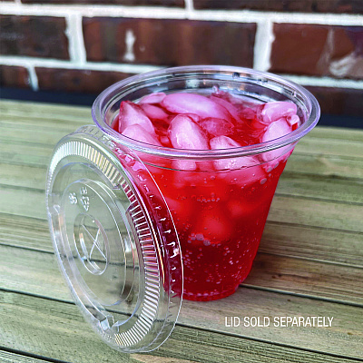 Boardwalk Clear Plastic PET Cups, 9 oz, 50/Pack (BWKPET9SPK)
