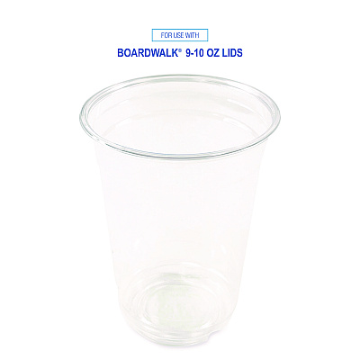 Boardwalk Clear Plastic Cold Cups, 10 oz, PET, 1,000/Carton (BWKPET10)