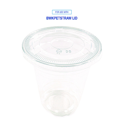 Boardwalk Clear Plastic PET Cups, 12 oz, 50/Pack (BWKPET12SPK)