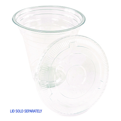 Boardwalk Clear Plastic PET Cups, 12 oz, 50/Pack (BWKPET12SPK)