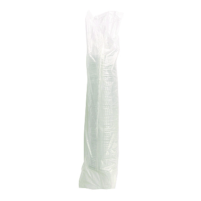 Boardwalk Crystal-Clear Cold Cup Straw-Slot Lids, Fits 9 oz to 10 oz Cups, Clear, 100/Pack (BWKPET910STRAPK)