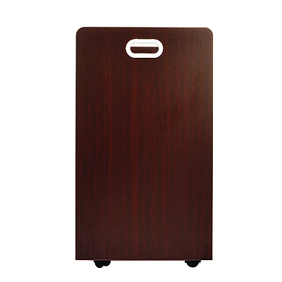 AdirOffice 21-Slot Mobile Rolling Wood Blueprint Storage Cabinet Roll File Large Document Organizer, 30 x 15.75 x 28.5, Mahogany (ALHI625MA)