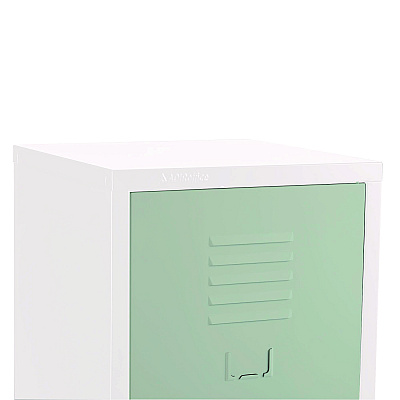 AdirOffice Steel Storage Locker, 1 Compartment, 15 x 15 x 48, Misty Green (ALHI62901MGRN)