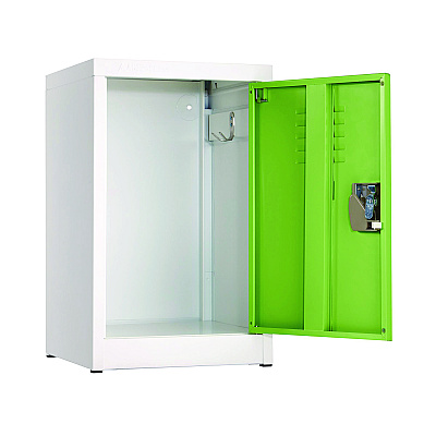 AdirOffice Steel Storage Locker, 1 Compartment, 15 x 15 x 24, Green (ALHI62902GRN)