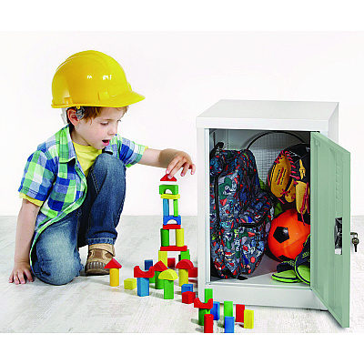 AdirOffice Steel Storage Locker, 1 Compartment, 15 x 15 x 24, Misty Green (ALHI62902MGRN)