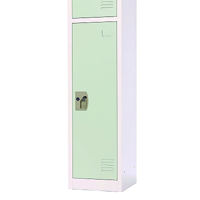 AdirOffice Steel Storage Locker, 1 Compartment, 12 x 12 x 72, Misty Green (ALHI629201MGRN)