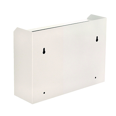 AdirOffice Medium Size Steel Multi-Purpose Secure Drop Box, 9.8 x 3.4 x 7.5, White (ALHI63102WHI)