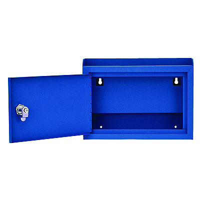 AdirOffice Medium Size Steel Multi-Purpose Secure Drop Box, 9.8 x 3.4 x 7.5, Blue (ALHI63102BLU)