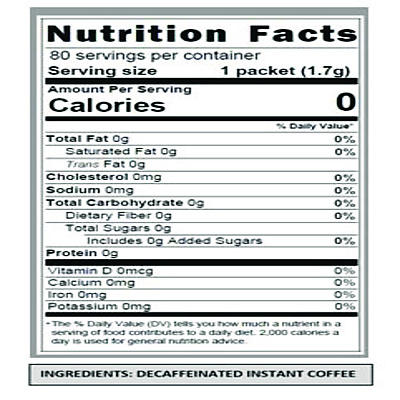 Nescaf Taster's Choice Stick Pack, Decaf, 0.06oz, 80/Box, 6 Boxes/Carton (NES66488CT)