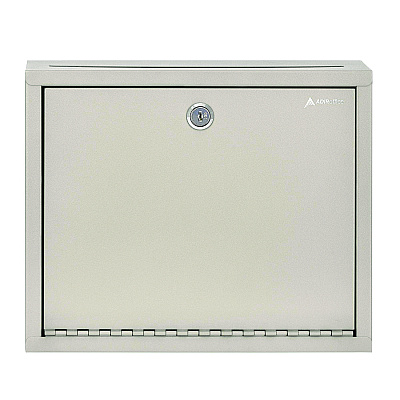 AdirOffice Large Size Steel Multi-Purpose Secure Drop Box, 12 x 3 x 10, Beige (ALHI63103BEI)
