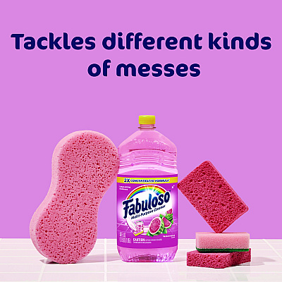 Fabuloso Multi-Use Cleaner, Watermelon Scent, 56 oz Bottle (CPC61038631EA)