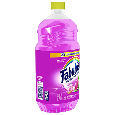 Fabuloso Multi-Use Cleaner, Watermelon Scent, 56 oz Bottle (CPC61038631EA)