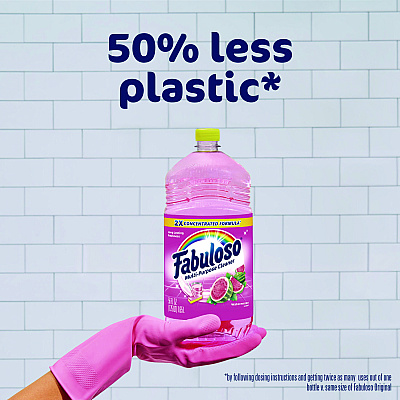 Fabuloso Multi-Use Cleaner, Watermelon Scent, 56 oz Bottle (CPC61038631EA)