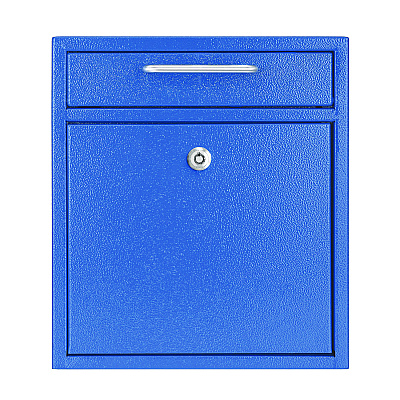AdirOffice Medium Ultimate Wall Mounted Mail Box, 10.4 x 4.5 x 12, Blue (ALHI63105BLU)