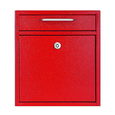 AdirOffice Medium Ultimate Wall Mounted Mail Box, 10.4 x 4.5 x 12, Red (ALHI63105RED)