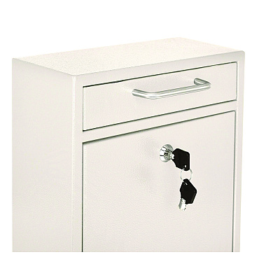 AdirOffice Medium Ultimate Wall Mounted Mail Box, 10.4 x 4.5 x 12, White (ALHI63105WHI)