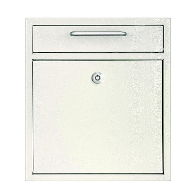 AdirOffice Medium Ultimate Wall Mounted Mail Box, 10.4 x 4.5 x 12, White (ALHI63105WHI)