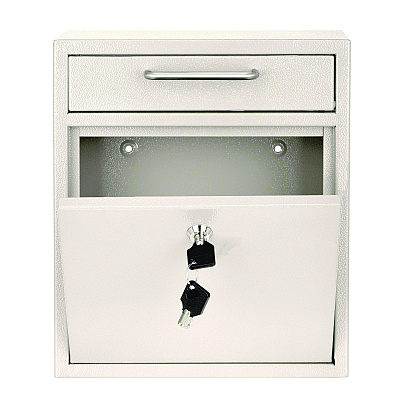 AdirOffice Medium Ultimate Wall Mounted Mail Box, 10.4 x 4.5 x 12, White (ALHI63105WHI)