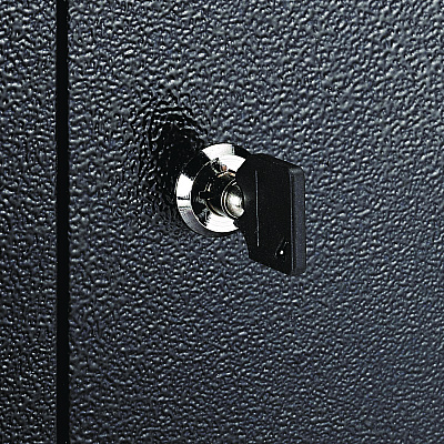 AdirOffice Heavy-Duty Weatherproof Secured Secure Drop Box, 10 x 4 x 16.3, Black (ALHI63113BLK)